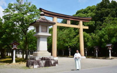 橿原神宮 ー 今は緑豊かな境内　Kashihara Shrine – Now a place full of greenery